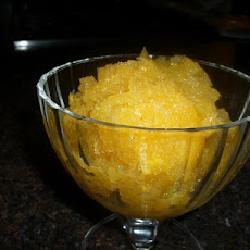 Sultry Summer Mango Sorbet
