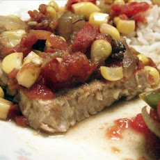 Mexican Pork Chops With Veggies  (5 Ww Points)