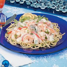 Shrimp with Lemon Linguine