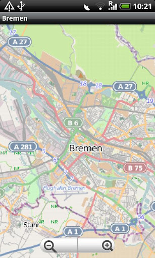 Bremen Street Map