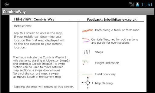 Cumbria Way Map