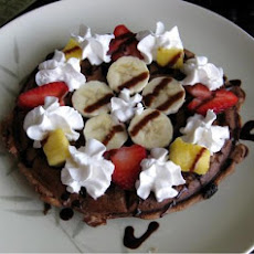 Banana Split Waffles (Vegan)