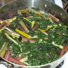 Sauteed Chard with Preserved Lemon and Olives