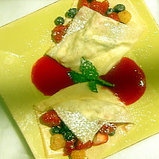 Berries and Cream Crepes