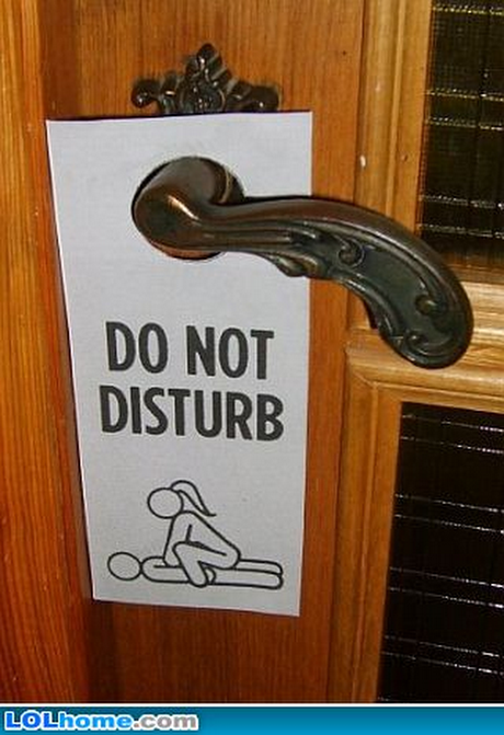 DO NOT DISTURB
