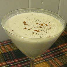 Chocolate-Ginger Crusted Creme de Cocoa and Blood Orange Beverage