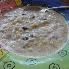Lucy's Peach and Apple Porridge
