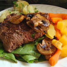 Warm Steak-And-Mushroom Salad