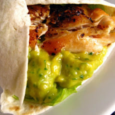 Tuna Guacamole Wrap for One