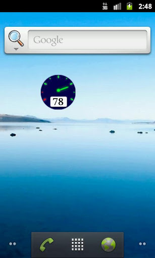 Gauge Battery Widget