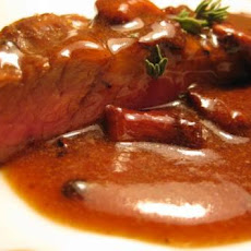 Wild Mushroom Teriyaki Flank Steak
