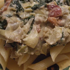 Artichoke Spinach Sauce for Pasta