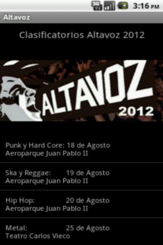 Altavoz 2012