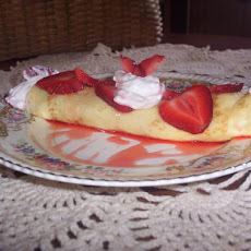 Creamy Strawberry Crepes