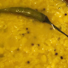 Mung lentils with rice