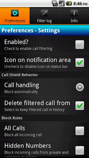 Samsung Galaxy S III - Choose settings for call barring