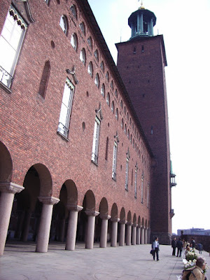 Corridor and the tower.