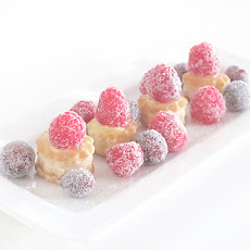 Frosted Raspberry and Creme Bites