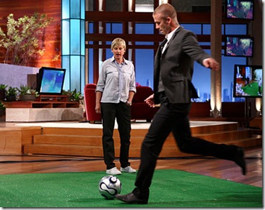 David Beckham Ellen DeGeneres show video picture photo