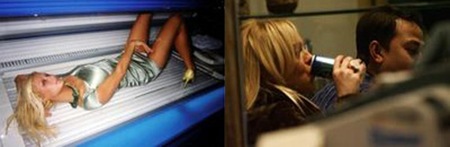 Paris Hilton Lindsay Lohan MySpace Profile pictures
