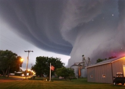 Lori Mehmen s Amazing Tornado Funnel Cloud Photo