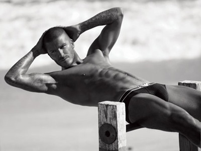 David Beckham Giorgio Armani Underwear Ads Photo