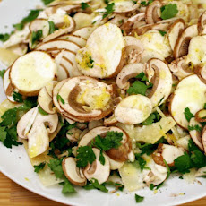 Paris Mushroom Salad with Lemon, Parsley, and Parmesan
