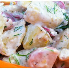 Roasted Radish and Potato Salad