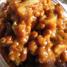 Bust Your Lips Southern Baked Beans.