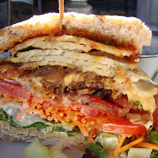 Grilled Tempeh Veggie Burgers