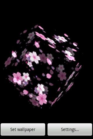 3D cherry blossom 5