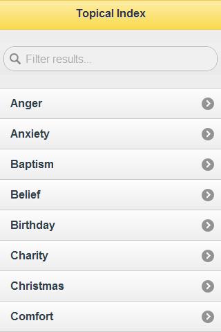 【免費書籍App】Topical Bible Verse (Free)-APP點子
