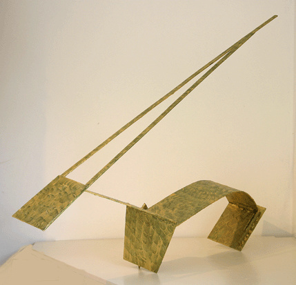 Antilope, 1987-2000 (staal, acryl)