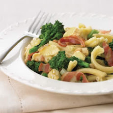 Pasta with Greens and Sir Laurier