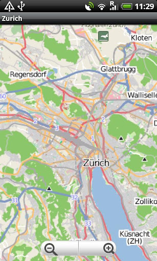 Zurich Street Map