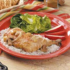 Cumin Chicken With Apples