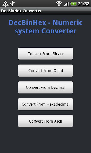 DecBinHex Converter