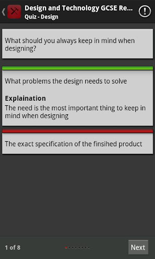 DT GCSE Self-Assessment