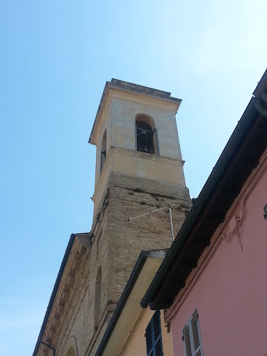 Senigallia. Campanile Chiesa Porto
