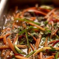 Asian Braised Beef Shank with Hot and Sour Shredded Salad