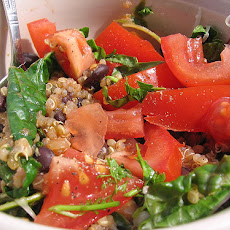Spent Quinoa and Black Bean Salad