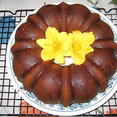 Honey Spice Cake with Rum Glaze