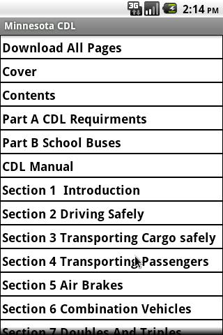 Minnesota CDL Manual