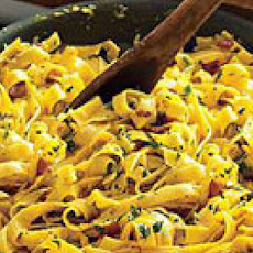 Carbonara with Saffron