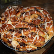 Chocolate Cranberry Twist Bread (Bread Maker Option)