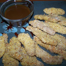 Almond Crusted Pork With Honey Dijon Dipping Sauce