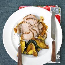 Roast Pork Tenderloin With Acorn Squash