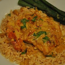 Romantic Chicken Scallopine With Saffron Cream Sauce