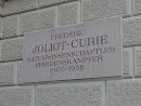 Gedenktafel Joliot Curie