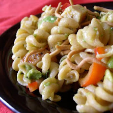 Chicken Pasta With Curry Dressing